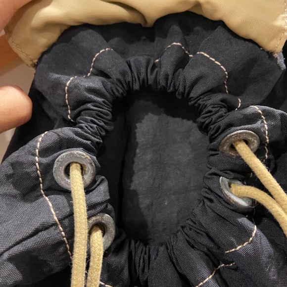 Vintage Kipling Medium Drawstring Nylon Backpack - Picture 3 of 7